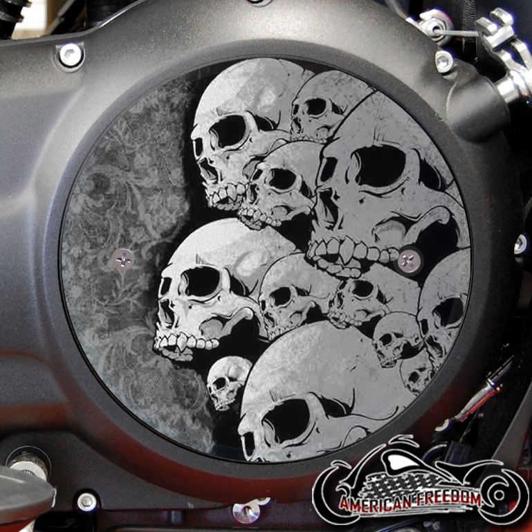 Victory Derby Cover - Skull Pile Gray